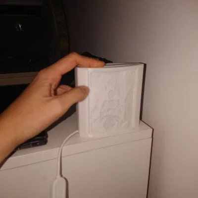 Đèn ngủ để bàn tùy chỉnh với ảnh lithophane