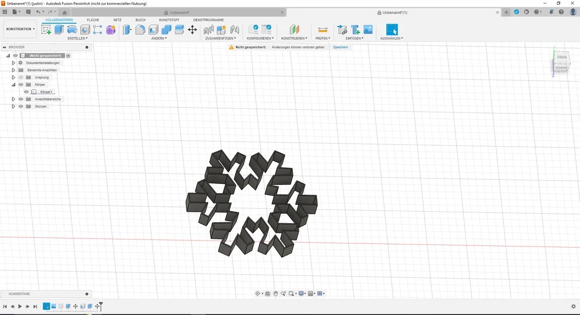 Khuôn cắt bánh quy hình bông tuyết cho máy in 3D - Image 1