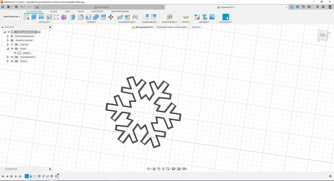 Khuôn cắt bánh quy hình bông tuyết cho máy in 3D - Image 2