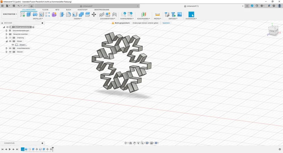 Khuôn cắt bánh quy hình bông tuyết cho máy in 3D - Image 3