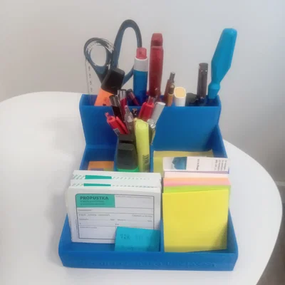 Khay Đựng Dụng Cụ Văn Phòng (Office Organizer) In 3D Tiện Lợi