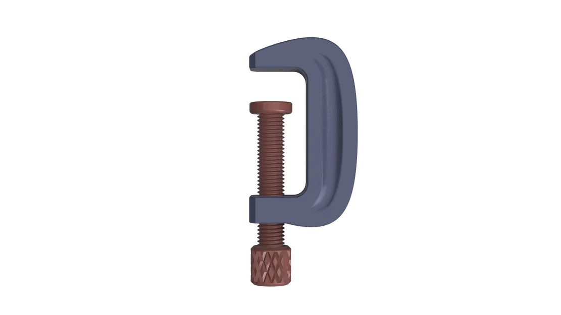 Kẹp Chữ C (Clamp) 82mm Đa Năng Cho Dự Án In 3D - Image 1