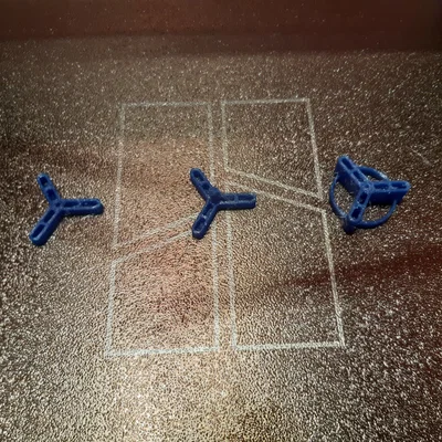 Ke Căn Gạch Lục Giác 4.5mm (BRB Hexagon Tile Spacer) - Trợ Thủ Ốp Lát