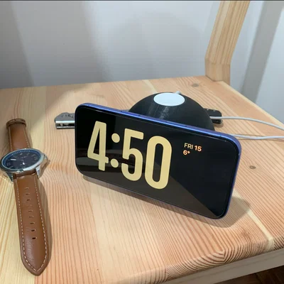 Đế Sạc 3D Tiện Lợi Cho iPhone Và Apple Watch (Hỗ Trợ Magsafe)