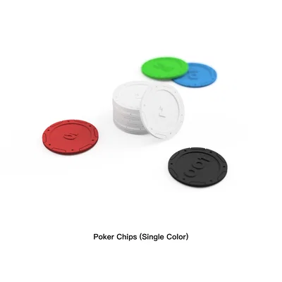 Poker Chips (Single Color) 单色扑克筹码
