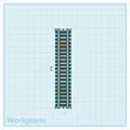 Mô hình đường ray tàu hỏa thẳng in 3D cho bé - Thumbnail 2