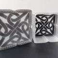Mẫu hộp đựng họa tiết nút thắt Celtic in 3D nghệ thuật - Thumbnail 1