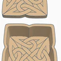 Mẫu hộp đựng họa tiết nút thắt Celtic in 3D nghệ thuật - Thumbnail 5