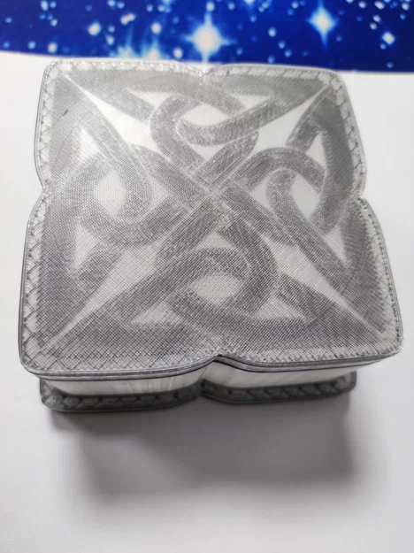 Mẫu hộp đựng họa tiết nút thắt Celtic in 3D nghệ thuật - Image 9