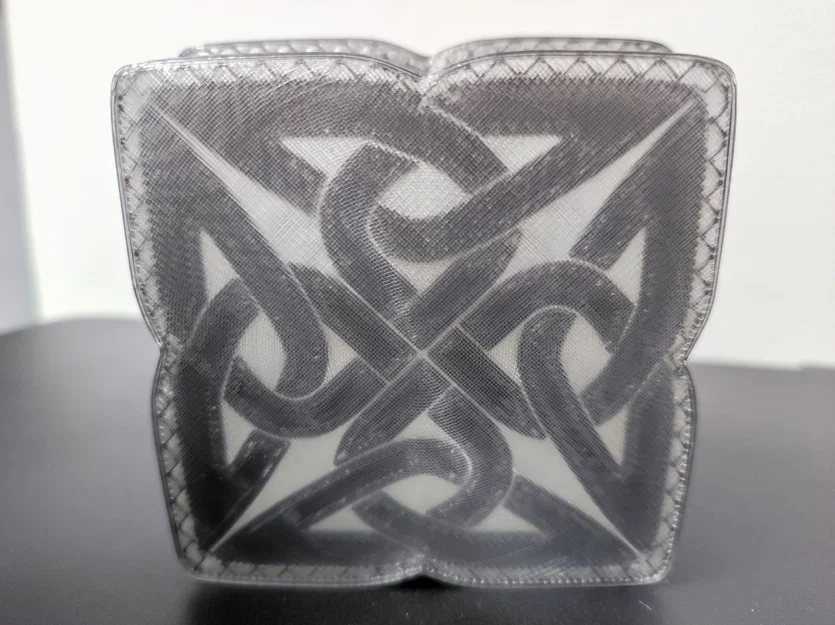 Mẫu hộp đựng họa tiết nút thắt Celtic in 3D nghệ thuật - Image 11