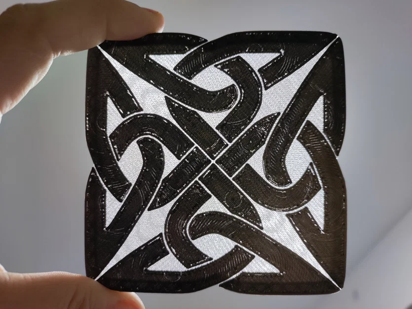 Mẫu hộp đựng họa tiết nút thắt Celtic in 3D nghệ thuật - Image 15