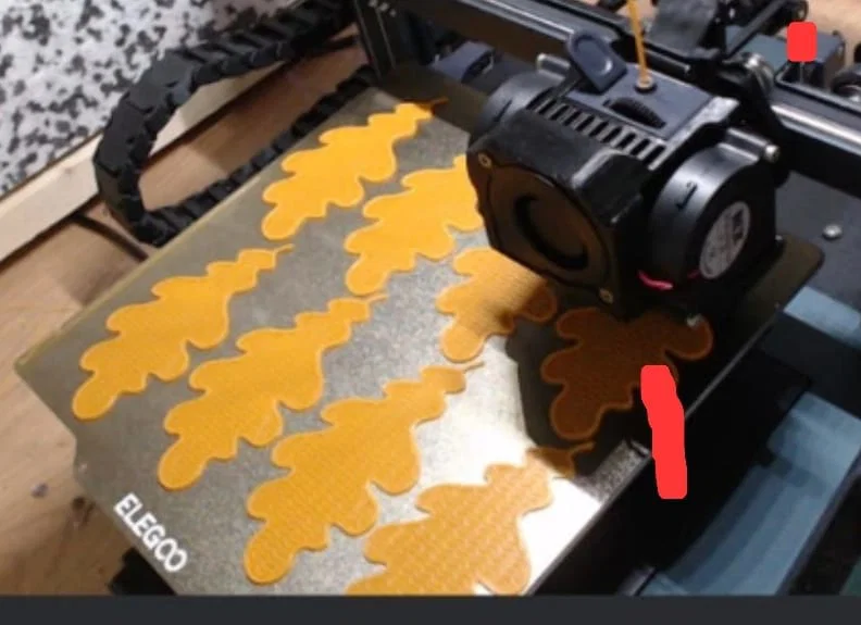 Mô hình 3D những chiếc lá trang trí nhỏ xinh cho giáo viên - Image 1
