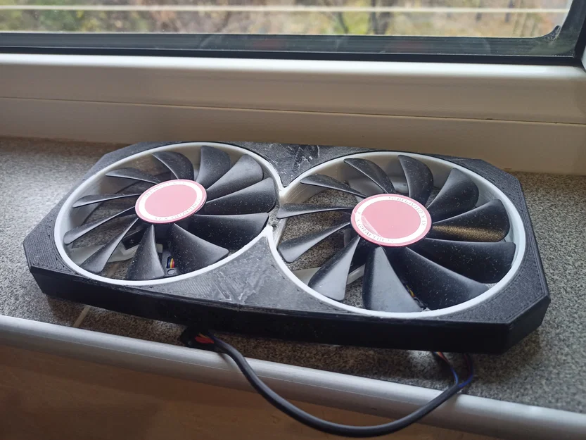 Khung quạt 90mm cho RX580 (RX580 90mm fan shroud) - Image 1