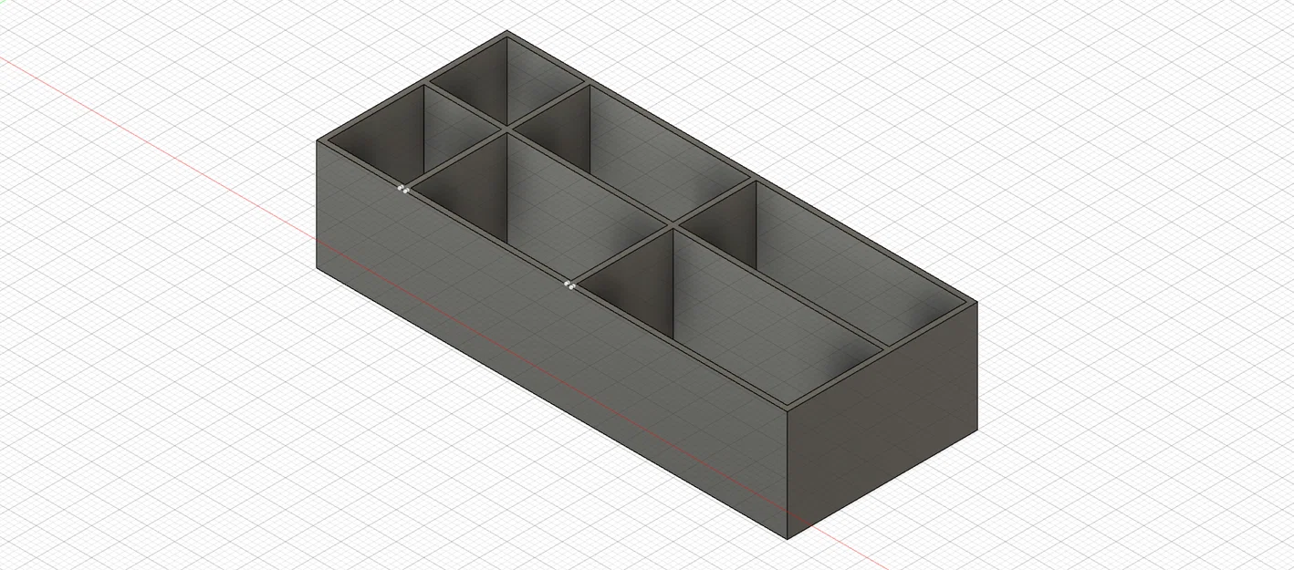 Khay chia ngăn đựng khuyên tai và linh kiện nhỏ in 3D - Image 1