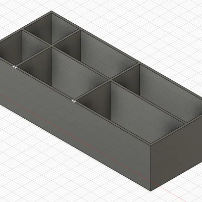 Khay chia ngăn đựng khuyên tai và linh kiện nhỏ in 3D