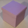 Hộp khối lập phương có nắp (70×70×70 mm) – Cube can with lid - Thumbnail 1