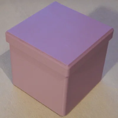 Hộp khối lập phương có nắp (70×70×70 mm) – Cube can with lid