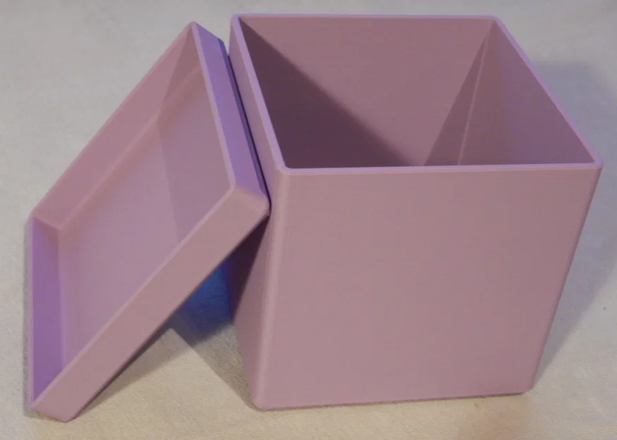 Hộp khối lập phương có nắp (70×70×70 mm) – Cube can with lid - Image 2