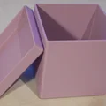 Hộp khối lập phương có nắp (70×70×70 mm) – Cube can with lid - Thumbnail 2
