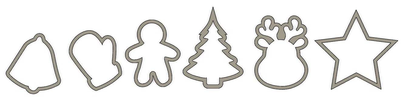 Baking Cutters – Bộ khuôn cắt bánh nướng Giáng Sinh - Image 1