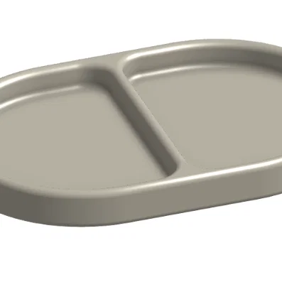 Khay Để Chìa Khóa 2 Ngăn Hiện Đại (Modern Dual Key Tray)