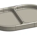 Khay Để Chìa Khóa 2 Ngăn Hiện Đại (Modern Dual Key Tray) - Thumbnail 2