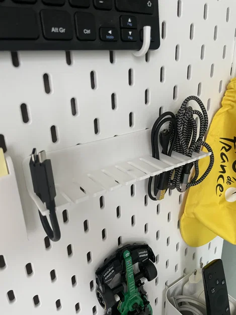 Giá giữ dây cáp cho Skadis IKEA - Image 1