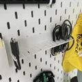 Giá giữ dây cáp cho Skadis IKEA - Thumbnail 1