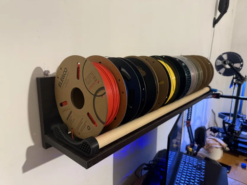 Bộ giá treo cuộn filament 3D gọn gàng cho góc làm việc - Image 2