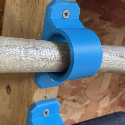 Giá gắn pole treo dụng cụ làm vườn (tối đa 40mm)
