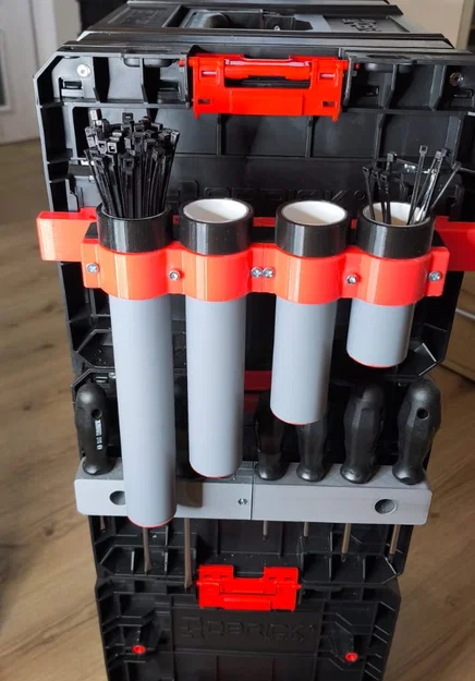 Bộ organizer dây rút (cable tie organizer) điều chỉnh được - Image 1