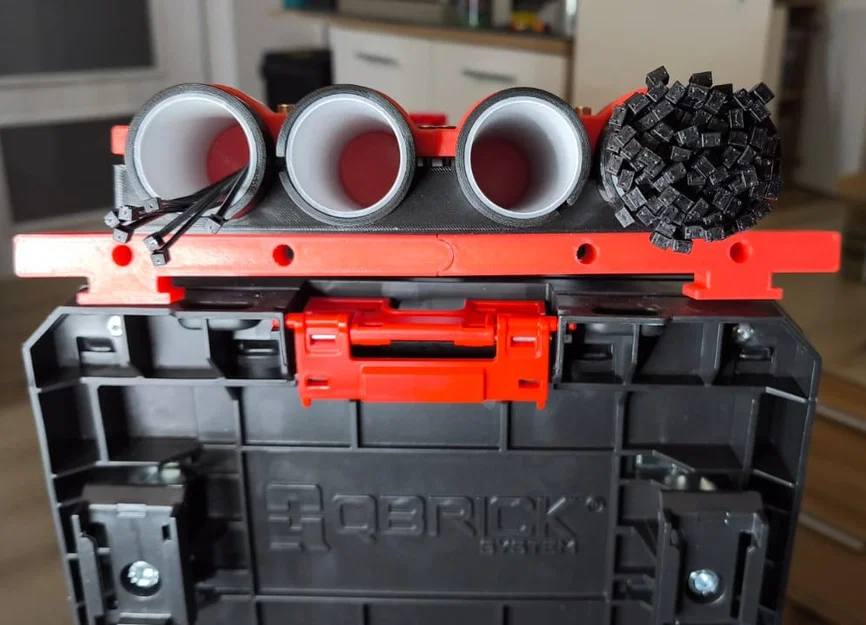 Bộ organizer dây rút (cable tie organizer) điều chỉnh được - Image 2