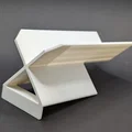 Vách ngăn 4 ô cho kệ chứa thủy tinh dùng ống máng xối 2.5" - Thumbnail 2