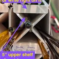 Vách ngăn 4 ô cho kệ chứa thủy tinh dùng ống máng xối 2.5" - Thumbnail 3
