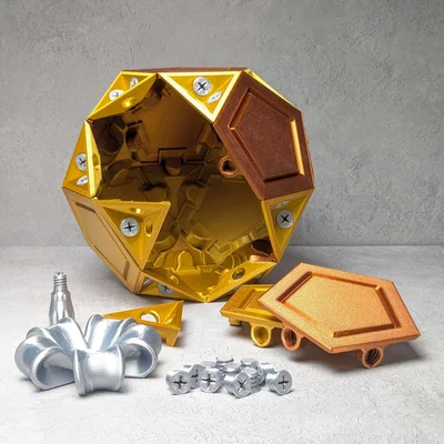 Bộ Lắp Ráp Hộp Quà Icosidodecahedral