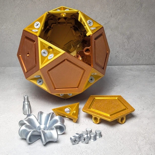 Bộ Lắp Ráp Hộp Quà Icosidodecahedral - Image 9