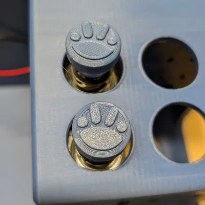 Nắp đậy nút bấm Solenoid hình chân thú xinh xắn - In 3D dễ dàng