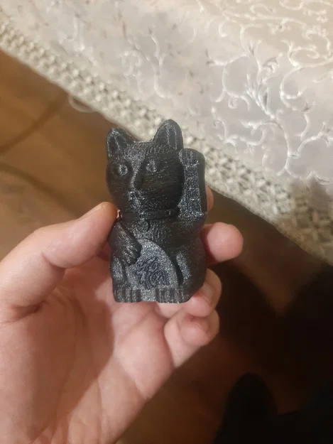 Mô hình mèo thần tài Maneki Neko in 3D trang trí may mắn - Image 1