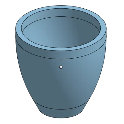Mẫu in 3D chậu cây mini Pot Test - V0.1