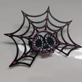Kẹp Tóc Đầu Lâu Nhện (Spider Skull Hair Clip) - Thumbnail 2