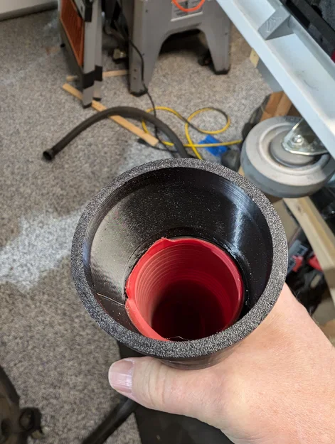 (Không chính thức) LowRider 4 CNC - Adapter ống ShopVac 1.5" + Spacer - Image 3