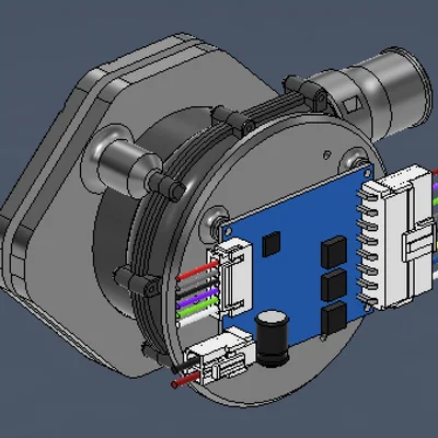 Giá đỡ quạt CPAP mount cho tấm polycarbonate máy in 3D