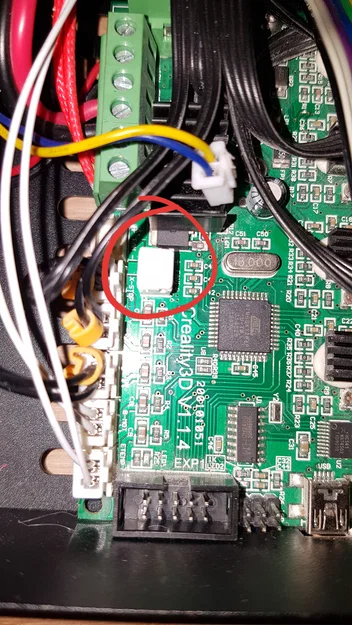 Nắp đậy bảo vệ cổng 2PIN cho mainboard máy in 3D (2PIN cover) - Image 1