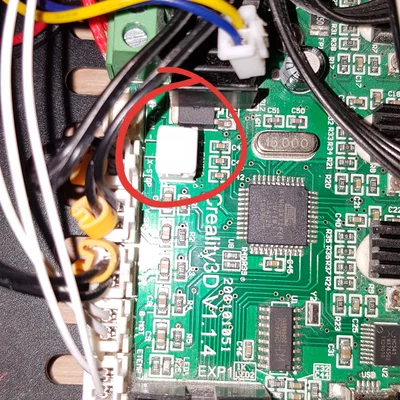 Nắp đậy bảo vệ cổng 2PIN cho mainboard máy in 3D (2PIN cover)