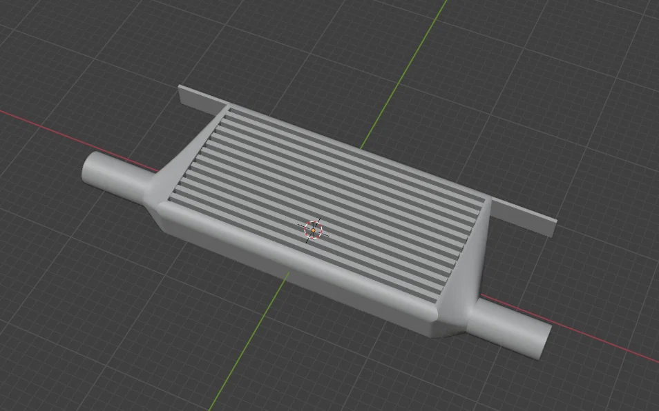 Két làm mát (Intercooler) độ cho xe điều khiển LDRC miot - Image 3