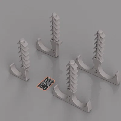 Kẹp ống Pipe Clip Ø16/20 không cần vít - cố định ống & conduit