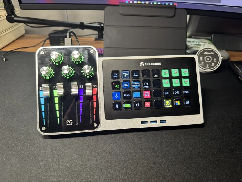 Giá đỡ PCPanel Pro và Stream Deck XL V2 - Image 1