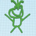 Mô hình khuôn vẽ nhân vật vui nhộn cho bé (Funny Guy Tracing) - Thumbnail 2