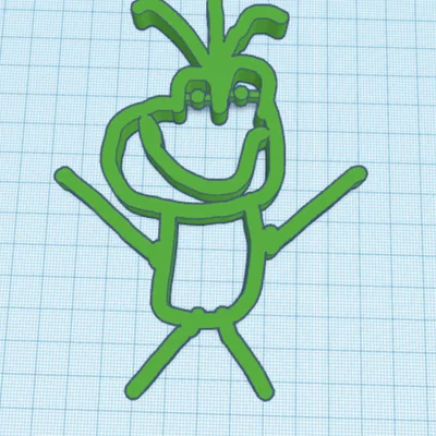 Mô hình khuôn vẽ nhân vật vui nhộn cho bé (Funny Guy Tracing)
