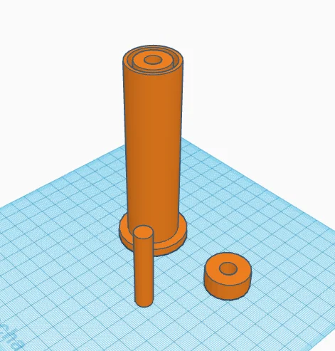 Trục đỡ cuộn nhựa kép cho máy in 3D Ender 3 / V2 - Image 1